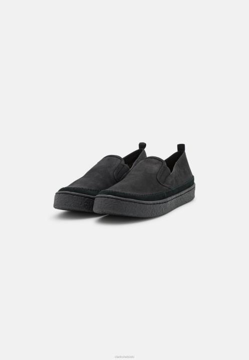 mustat clarks barleigh-slip-ons Clarks sukupuolineutraali 2DHN6936 musta
