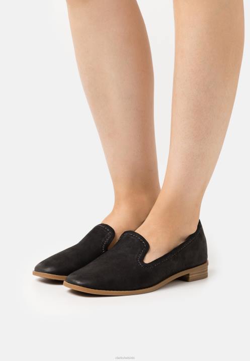 puhtaat hall-slip-ons clarks black Clarks sukupuolineutraali 2DHN6925 musta