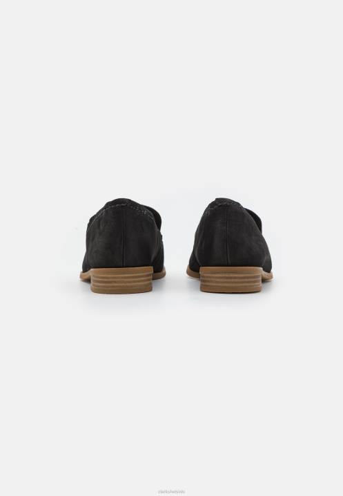 puhtaat hall-slip-ons clarks black Clarks sukupuolineutraali 2DHN6925 musta