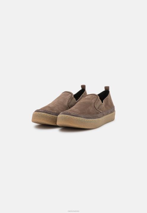 taupe clarks barleigh-slip-ons Clarks sukupuolineutraali 2DHN6920 taupe